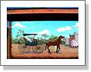 Historical Town Mail wagon
