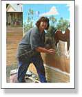 Scaddan Mural Irene Painting