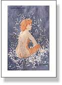 Hand Made Paper Nude Sitting